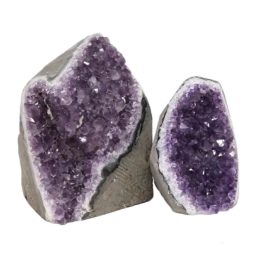 Amethyst Polished Crystal Geode Specimen DN832 | Himalayan Salt Factory