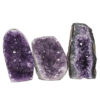 2.27kg Amethyst Polished Crystal Geode Specimen Set 3 Pieces DN871 1 Amethyst Polished Crystal Geode Specimen Set 3 Pieces DN871 | Himalayan Salt Factory