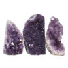 1.97kg Amethyst Polished Crystal Geode Specimen Set 3 Pieces DN873 2 Amethyst Polished Crystal Geode Specimen Set 3 Pieces DN873 | Himalayan Salt Factory