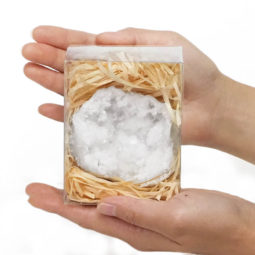 Calcite Geode Druze Cluster Gift Box | Himalayan Salt Factory
