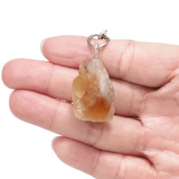 Citrine Crystal Rough Keychain 7 Citrine Crystal Rough Keychain | Himalayan Salt Factory