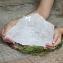 Clear Quartz Polished Large Bowl DS1500 | Himalayan Salt Factory