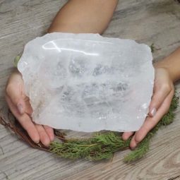 Clear Quartz Polished Large Bowl DS1501 | Himalayan Salt Factory