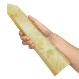 Lemon Quartz Terminated Point DS1487 | Himalayan Salt Factory