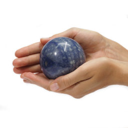 Natural Blue Quartz Polished Sphere DK01 | Himalayan Salt Factory