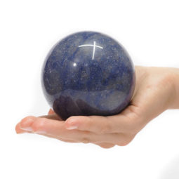 Natural Blue Quartz Polished Sphere DK07 | Himalayan Salt Factory