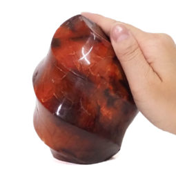 Natural Carnelian Polished Flame Crystal DS1522 | Himalayan Salt Factory