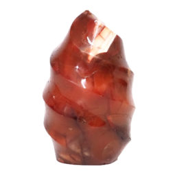 Natural Carnelian Polished Flame Crystal DS1523 | Himalayan Salt Factory
