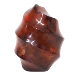 Natural Carnelian Polished Flame Crystal DS1523 | Himalayan Salt Factory