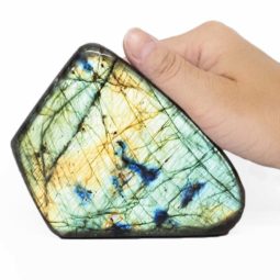 Natural Labradorite Polished Self Stand DS1477 | Himalayan Salt Factory