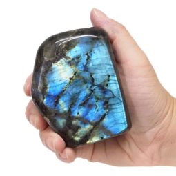 Natural Labradorite Polished Self Stand DS1483 | Himalayan Salt Factory