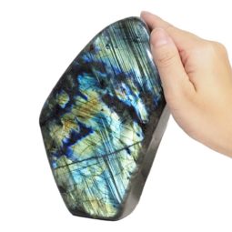 Natural Labradorite Polished Self Stand DS1516 | Himalayan Salt Factory