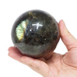Natural Labradorite Polished Sphere DS1527 | Himalayan Salt Factory