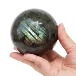Natural Labradorite Polished Sphere DS1528 | Himalayan Salt Factory