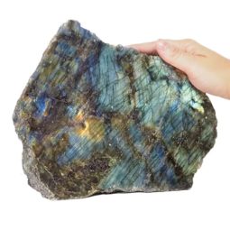 3.81kg Natural Labradorite Slab Self Stand DS1525 5 Natural Labradorite Slab Self Stand DS1525 | Himalayan Salt Factory