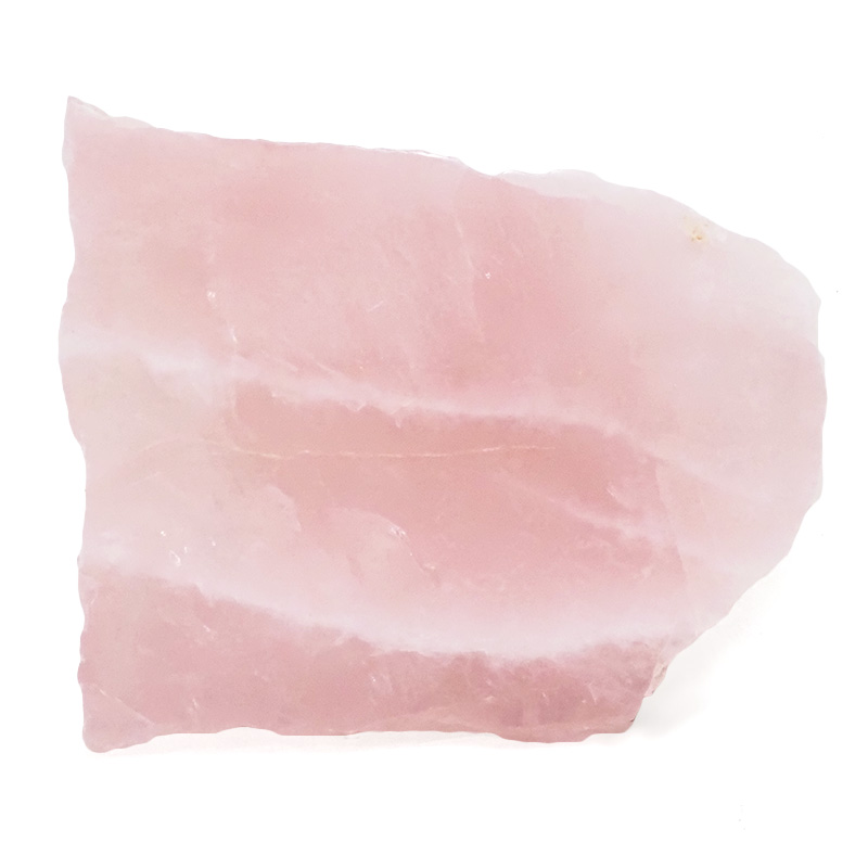 0.89kg Natural Rose Quartz Polished Slab Plate S1017 5 Rose Quartz Polished Slab Plate S1017 | Himalayan Salt Factory