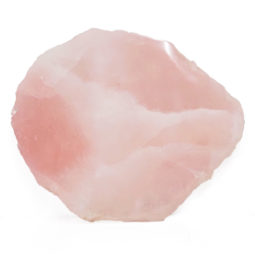 1.67kg Natural Rose Quartz Polished Slab Plate S1018 7 Rose Quartz Polished Slab Plate S1018 | Himalayan Salt Factory