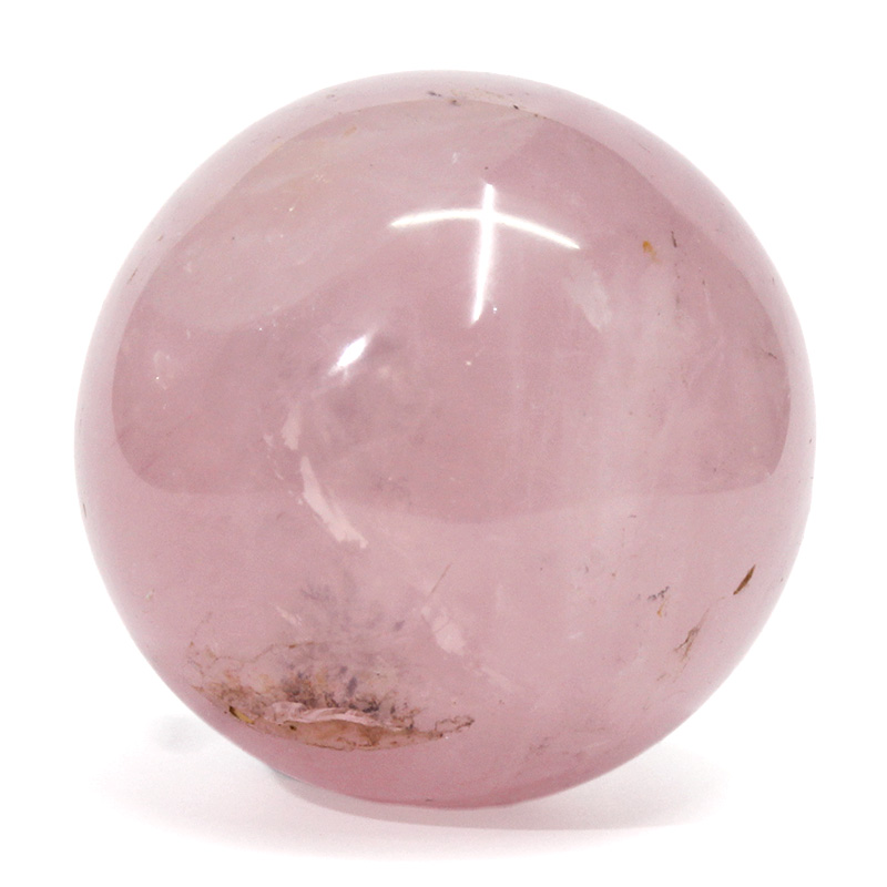 1.13kg Rose Quartz Sphere DS1544 3 Rose Quartz Sphere DS1544 | Himalayan Salt Factory