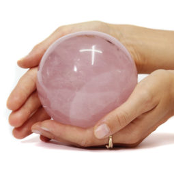 1.13kg Rose Quartz Sphere DS1544 5 Rose Quartz Sphere DS1544 | Himalayan Salt Factory
