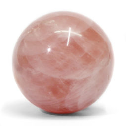 Rose Quartz Sphere DS1547 | Himalayan Salt Factory