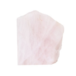 1.61kg Natural Rose Quartz Slab Self Stand J1778 | Himalayan Salt Factory