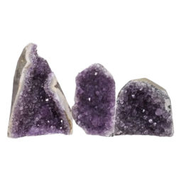 Amethyst Crystal Geode Specimen Set 2 Pieces DN1006 | Himalayan Salt Factory