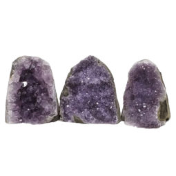 Amethyst Crystal Geode Specimen Set 2 Pieces DN1008 | Himalayan Salt Factory