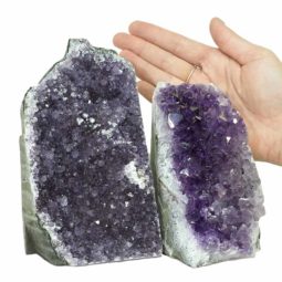 2.50kg Amethyst Crystal Geode Specimen Set 2 Pieces DN1089 5 Amethyst Crystal Geode Specimen Set 2 Pieces DN1089 | Himalayan Salt Factory