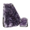 2.41kg Amethyst Crystal Geode Specimen Set 2 Pieces DN1102 1 Amethyst Crystal Geode Specimen Set 2 Pieces DN1102 | Himalayan Salt Factory