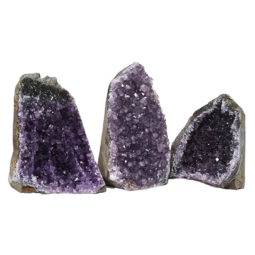Amethyst Crystal Geode Specimen Set 2 Pieces DN1107 | Himalayan Salt Factory