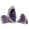 Amethyst Crystal Geode Specimen Set 2 Pieces DN1109 | Himalayan Salt Factory