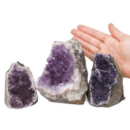 2.17kg Amethyst Crystal Geode Specimen Set 3 Pieces DN1111 5 Amethyst Crystal Geode Specimen Set 2 Pieces DN1111 | Himalayan Salt Factory