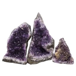 Amethyst Crystal Geode Specimen Set 2 Pieces DN1117 | Himalayan Salt Factory