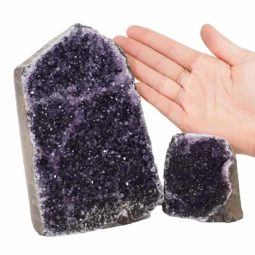 2.25kg Amethyst Crystal Geode Specimen Set 2 Pieces DN1120 5 Amethyst Crystal Geode Specimen Set 2 Pieces DN1120 | Himalayan Salt Factory