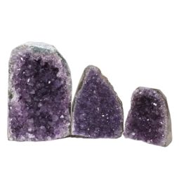 Amethyst Crystal Geode Specimen Set 2 Pieces DN992 | Himalayan Salt Factory
