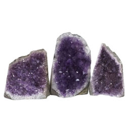 Amethyst Crystal Geode Specimen Set 2 Pieces DN994 | Himalayan Salt Factory