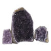 Amethyst Crystal Geode Specimen Set 2 Pieces DN996 | Himalayan Salt Factory