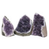 Amethyst Crystal Geode Specimen Set 3 Pieces DN1059 | Himalayan Salt Factory
