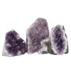 Amethyst Crystal Geode Specimen Set 3 Pieces DN1066 | Himalayan Salt Factory