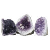 2.16kg Amethyst Crystal Geode Specimen Set 3 Pieces DN1081 2 Amethyst Crystal Geode Specimen Set 3 Pieces DN1081 | Himalayan Salt Factory