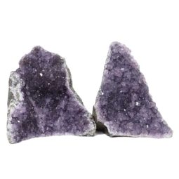 Amethyst Crystal Geode Specimen Set 3 Pieces DN1085 | Himalayan Salt Factory
