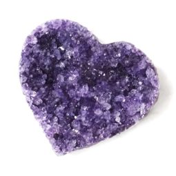 Amethyst Druze Heart Cluster 5cm | Himalayan Salt Factory