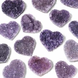 Amethyst Druze Heart Cluster 5cm | Himalayan Salt Factory