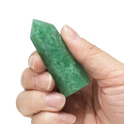 Green Scarlet Quartz Terminated Point | Himalayan Salt Factory