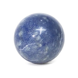 Natural Blue Quartz Polished Sphere 5cm | Himalayan Salt Factory