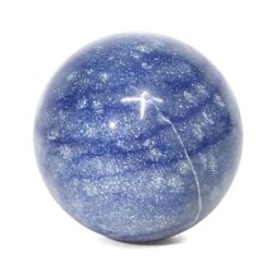 Natural Blue Quartz Polished Sphere 6cm | Himalayan Salt Factory