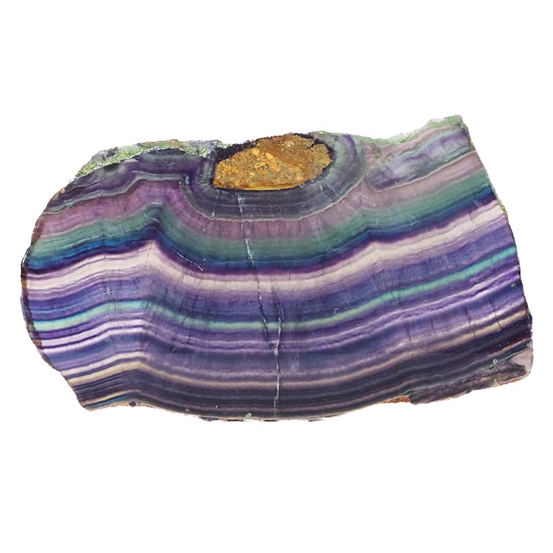 2.22kg Natural Sliced Rainbow Fluorite Crystal Lamp DS1562 4 Natural Sliced Rainbow Fluorite Slab Plate DS1562 | Himalayan Salt Factory