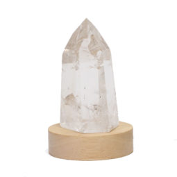 0.25kg Clear Quartz Obelisk 9.4cm DK74 | Himalayan Salt Factory