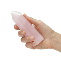 0.29kg Rose Quartz Obelisk 12.4cm DK77 | Himalayan Salt Factory