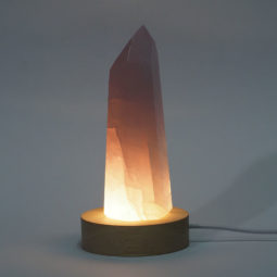 0.29kg Rose Quartz Obelisk 12.4cm DK77 | Himalayan Salt Factory